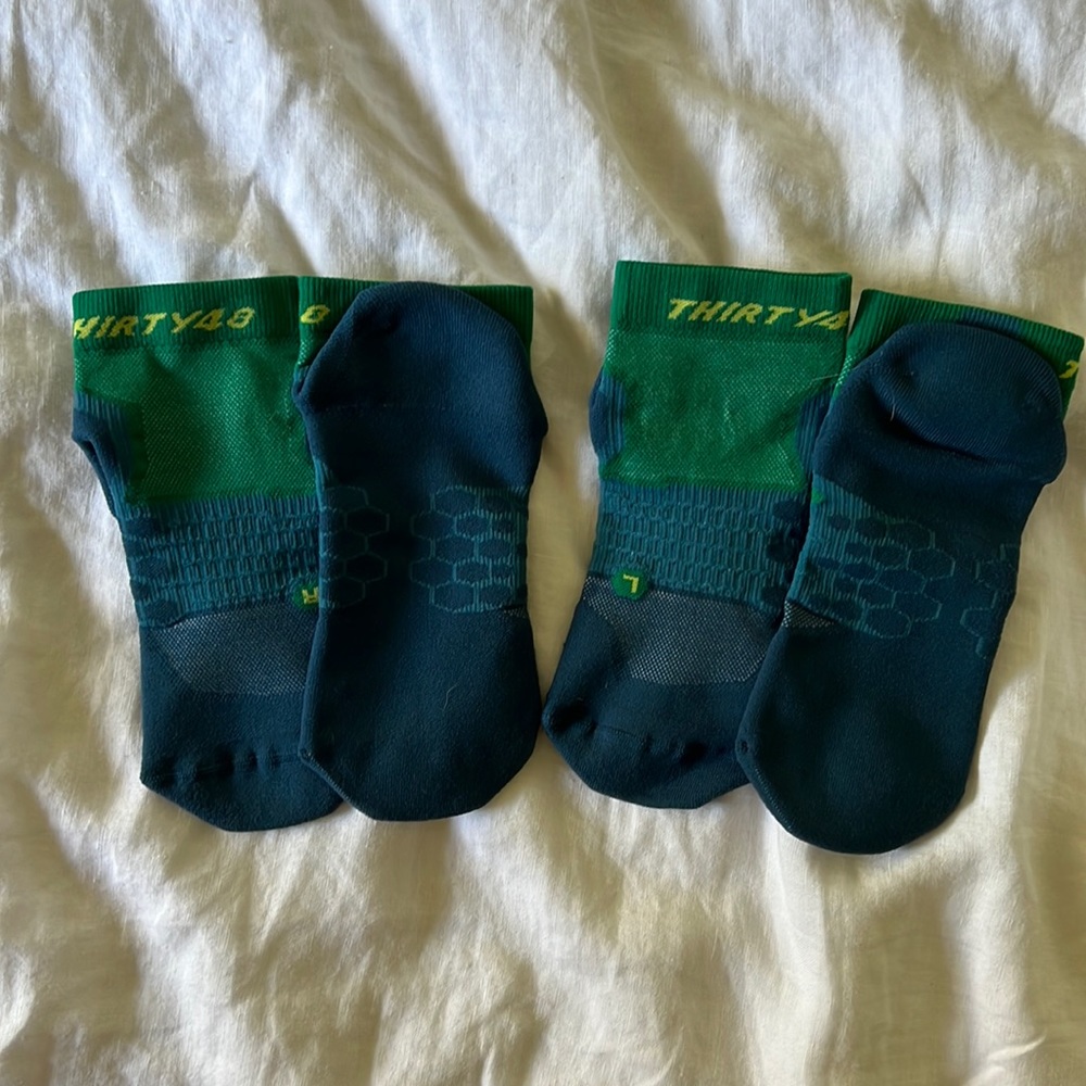 Brand new, never worn Thirty48 running ankle socks. Size Medium
